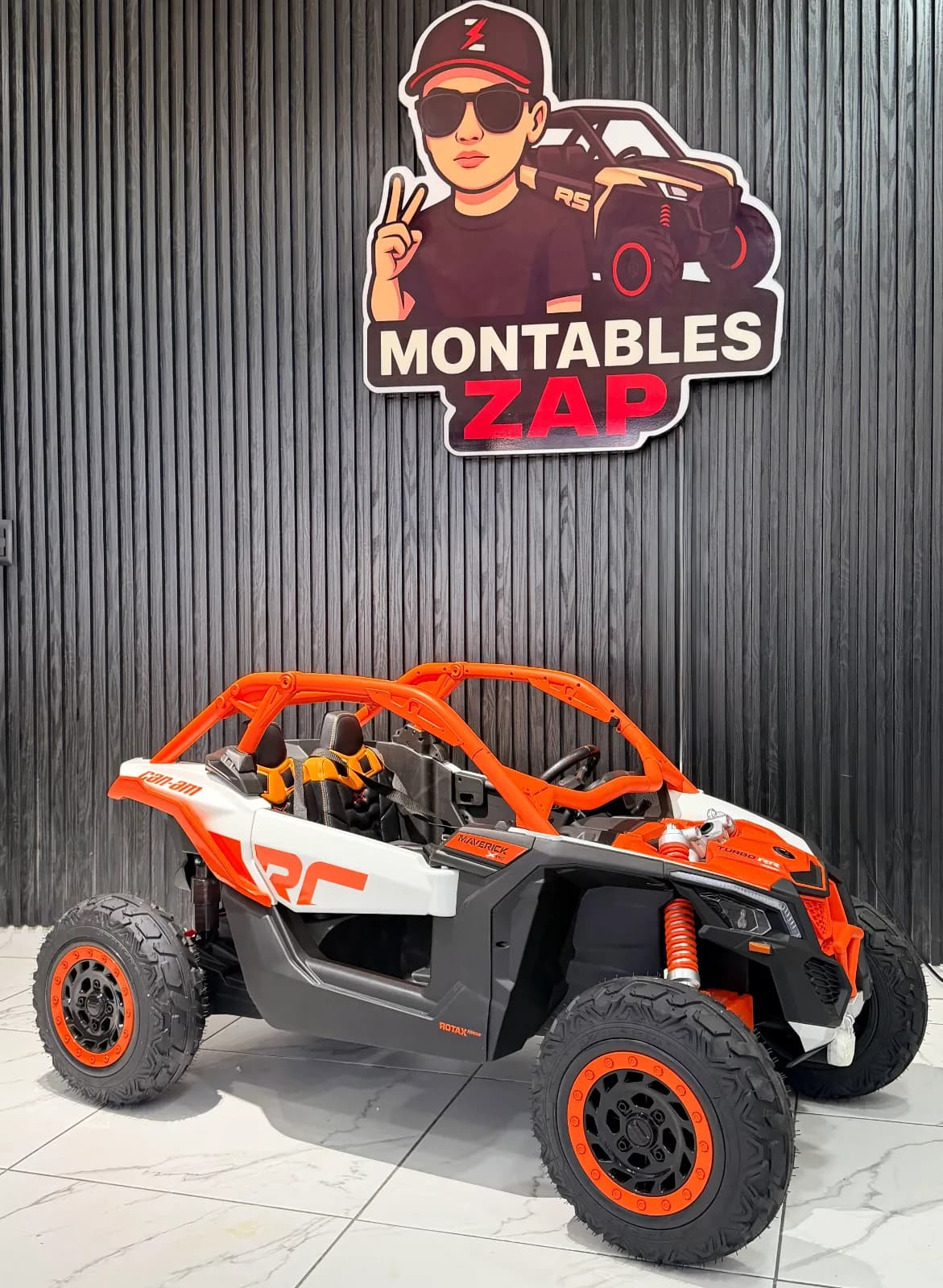 CAN AM MAVERICK 48V NARANJA