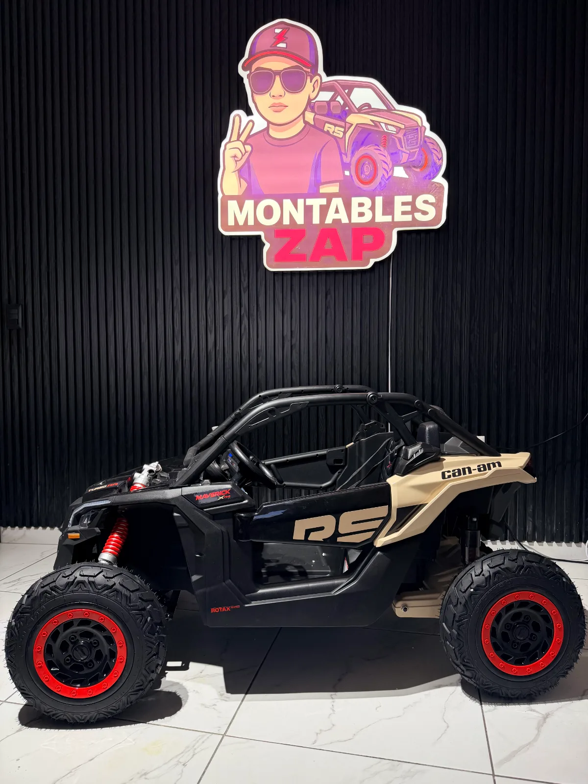 CAN AM MAVERICK 48V NEGRO/ARENA