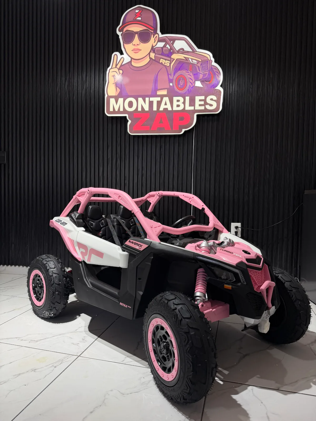 CAN AM MAVERICK 48V ROSA PASTEL